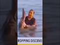GIRL WENT INTO A LAGOON TO ENJOY THE WATER BUT HER FUN TOOK AN UNEXPECTED TURN GRABBING A CAIMAN