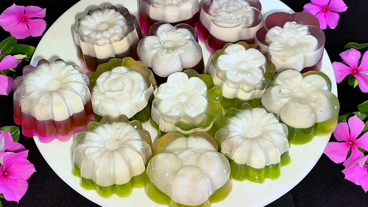 RAU CÂU DỪA/Thanh Mát Với Món Tráng Miệng từ NƯỚC DỪA TƯƠI Ngọt Lịm Thơm Ngon Không Tách Lớp .