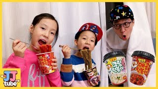 뽀로로 떡볶이 먹기 주방놀이 장난감 숨바꼭질 인기동요 놀이 johny johny yes papa nursery rhyme sogn for kids [제이제이 튜브-JJ tube]