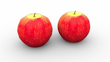 3DS Max: Speed Model - High & Low Poly Apple