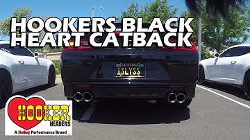 2016-2024 Camaro SS Holley Hookers Black Heart Catback Exhaust System