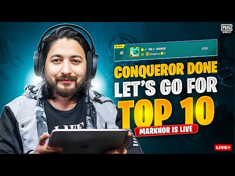 TOP 10 DONE LETS GO FOOR TOP 5 | TOP RANKING | TMG MARKHOR | PUBG Live Stream