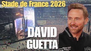DAVID GUETTA STADE DE FRANCE