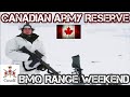 Canadian Army Reserve|| Basic Military Qualification (BMQ) Range Weekend.🇨🇦🪖