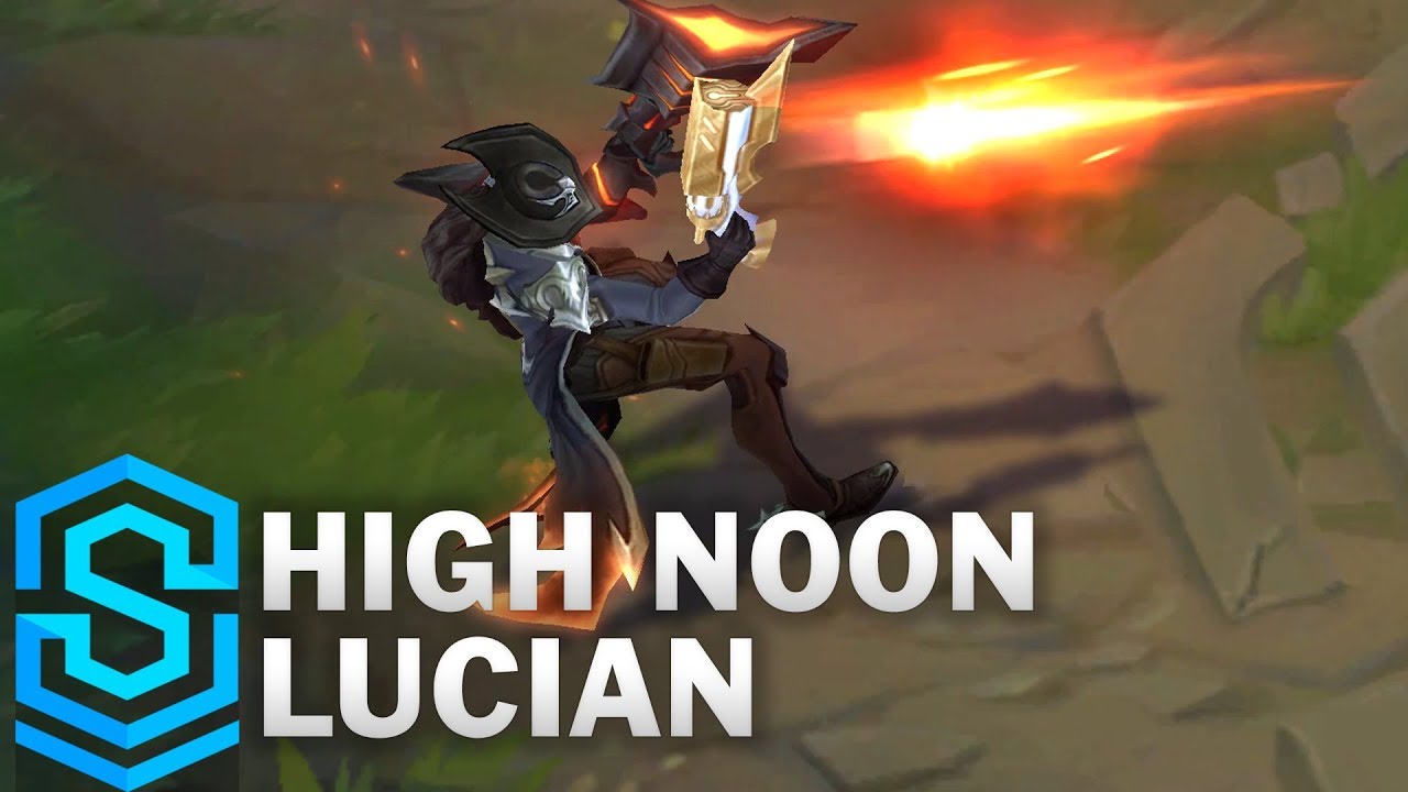 High Noon Lucian Skin Spotlight League Of Legends Youtube