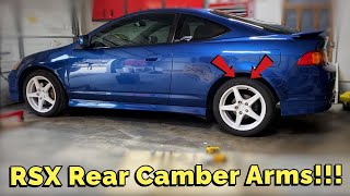 Installing Adjustable Camber Arms on the Acura RSX