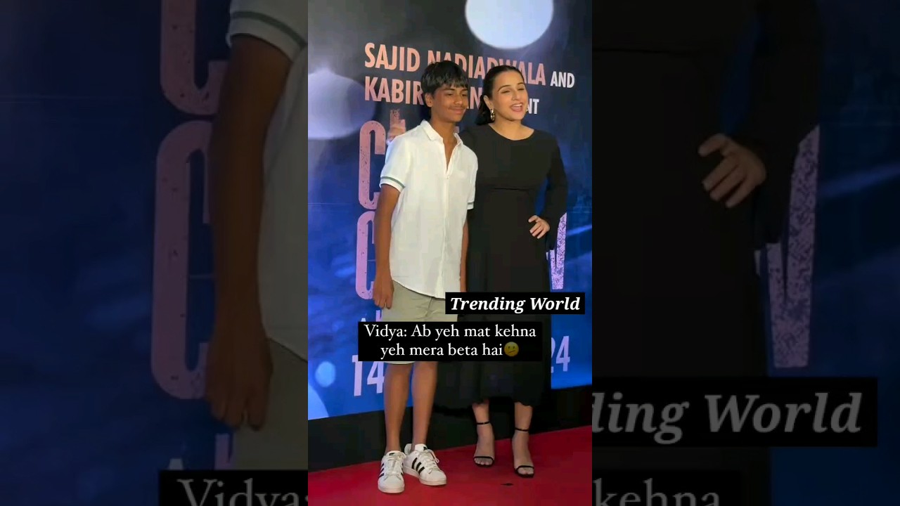 @balanvidya with her sister’s son ❤️🥰 