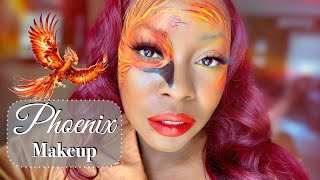 PHOENIX The Fire Bird MAKEUP | PHOENIX BIRD MAKEUP | Face paint