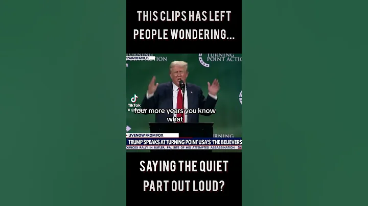 Is he "saying the quiet part out loud," as many critics have said since this clip went viral? #Trump