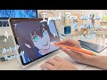 [unboxing📦] 2021  iPad Pro 11” . artist review Paperlike + MOFT stand 🥕