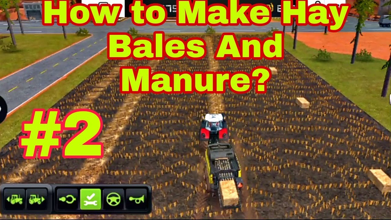 How To Make Hay BalesHow to make Manure in Farming simulator 18? YouTube