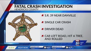 Woman dead after crash in Hendricks County
