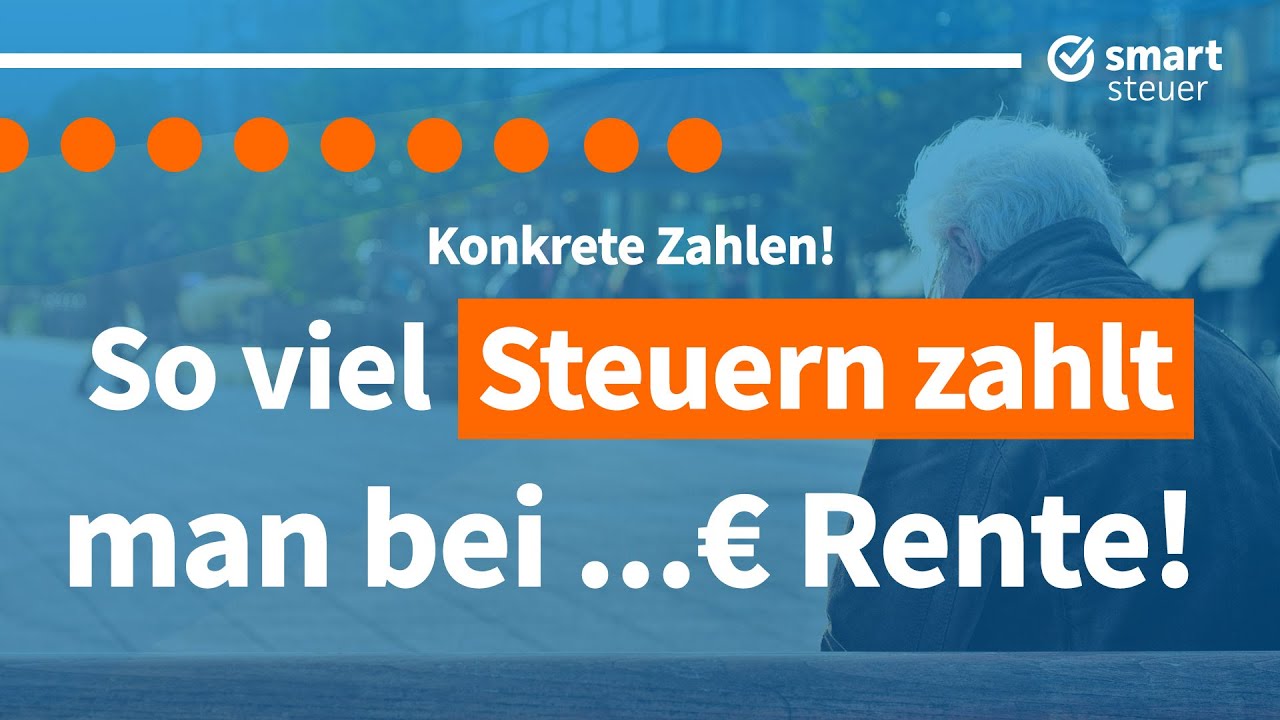 So viel STEUERN zahlen RENTNER bei 1.000€ | 1.300€ | 1.600€ | 2.000€ Rente🤯