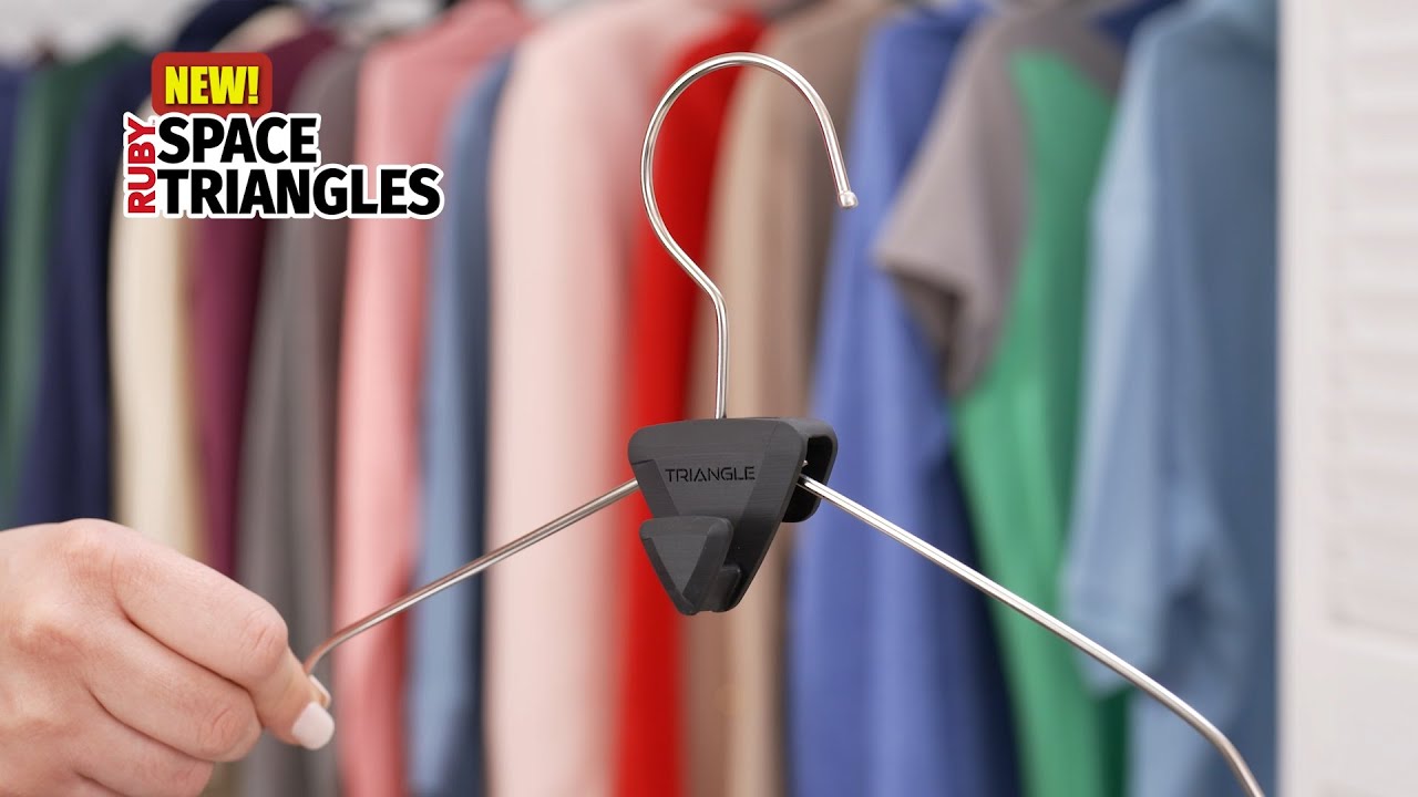 Ruby Space Triangle Hangers: Free Up To 3x More Closet Space - Temu