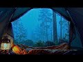 Rain on Tent Sounds for Deep Sleep | Nature White Noise Camping Ambience 🌧️