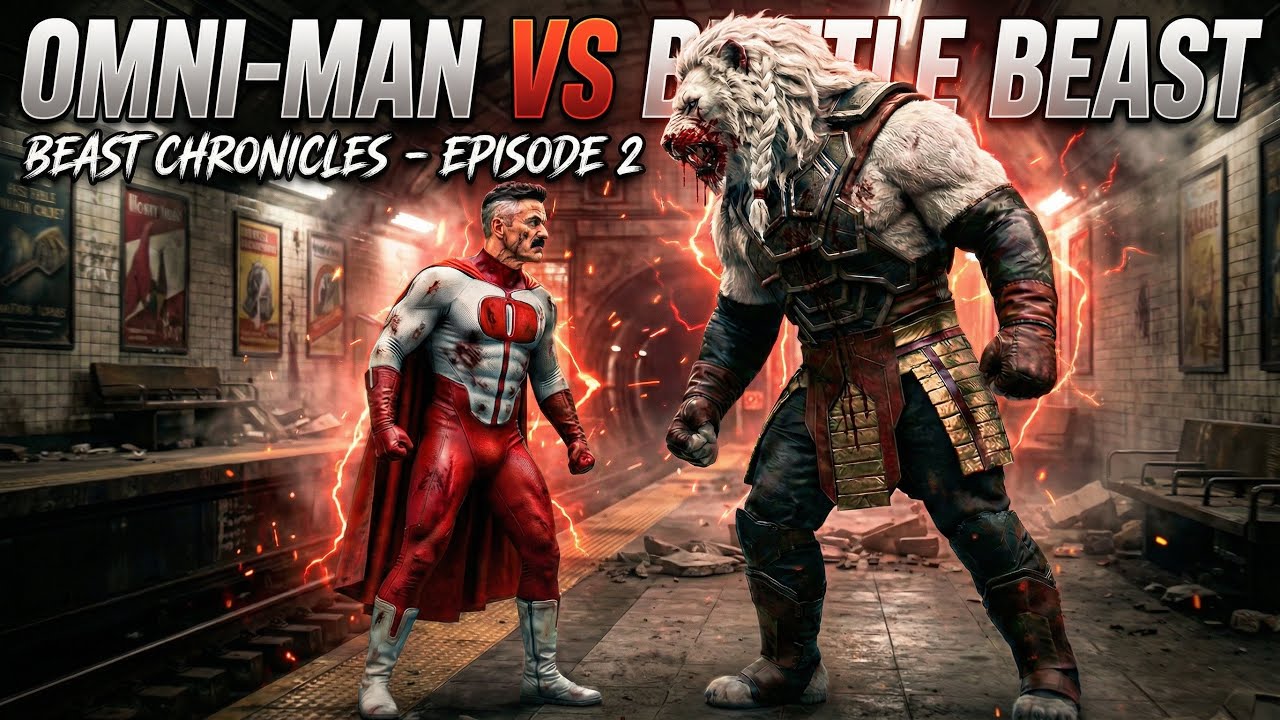 Omni-Man Vs Battle Beast (Beast chronicles-Episode 2)