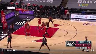 Famous Coby White Throwing It Down Over Stanley Johnson Wealth