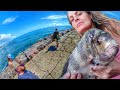 Spearfishing in Clear Water At The Channel | Port Aransas Tx