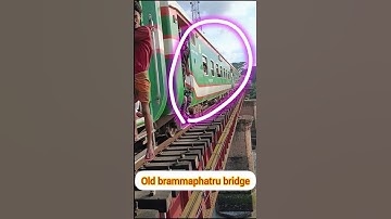 110 year Old bridge train run smoothly #train #travel #youtubeshorts #bridge #river #old #india