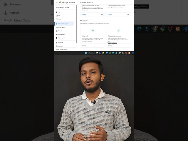 Setup Adblocker Detector on Website #shorts #adsense #adblocker