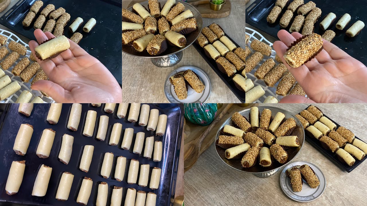 لفة تمر أو أسمر ورقة بوصفة احترافية بعجينة تذوب في الفم فكرة لمشروع منزلي مربح