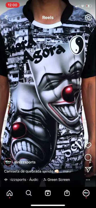 Camiseta de Quebrada Favela Moto Grau Chora Agora Ri Depois