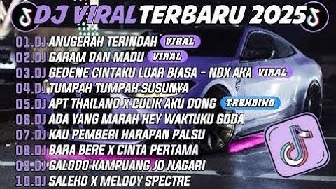 TIKTOK TERBARU 2025 -DJ ANUGERAH TERINDAH🎵DJ GARAM DAN MADU FULL ALBUM