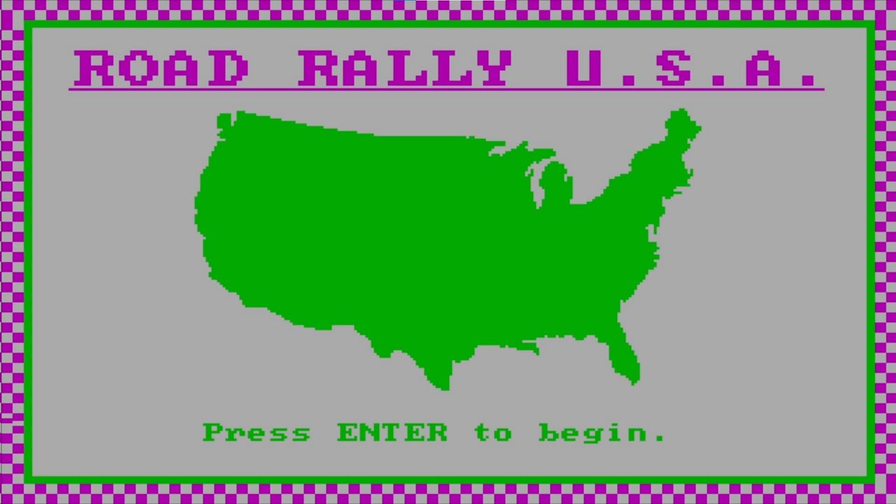ROAD RALLY USA /1985Y/