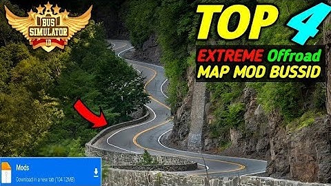Finally🔥 Top 4 EXTREME Offroad Map Mod Bus Simultor Indonesia Bussid map