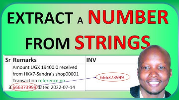 Extract text or number from string with ease in Excel