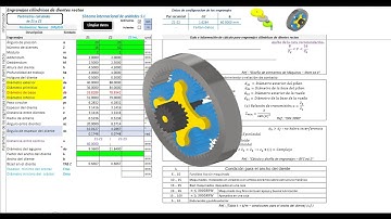 Hoja de cálculo para  engranajes✅
