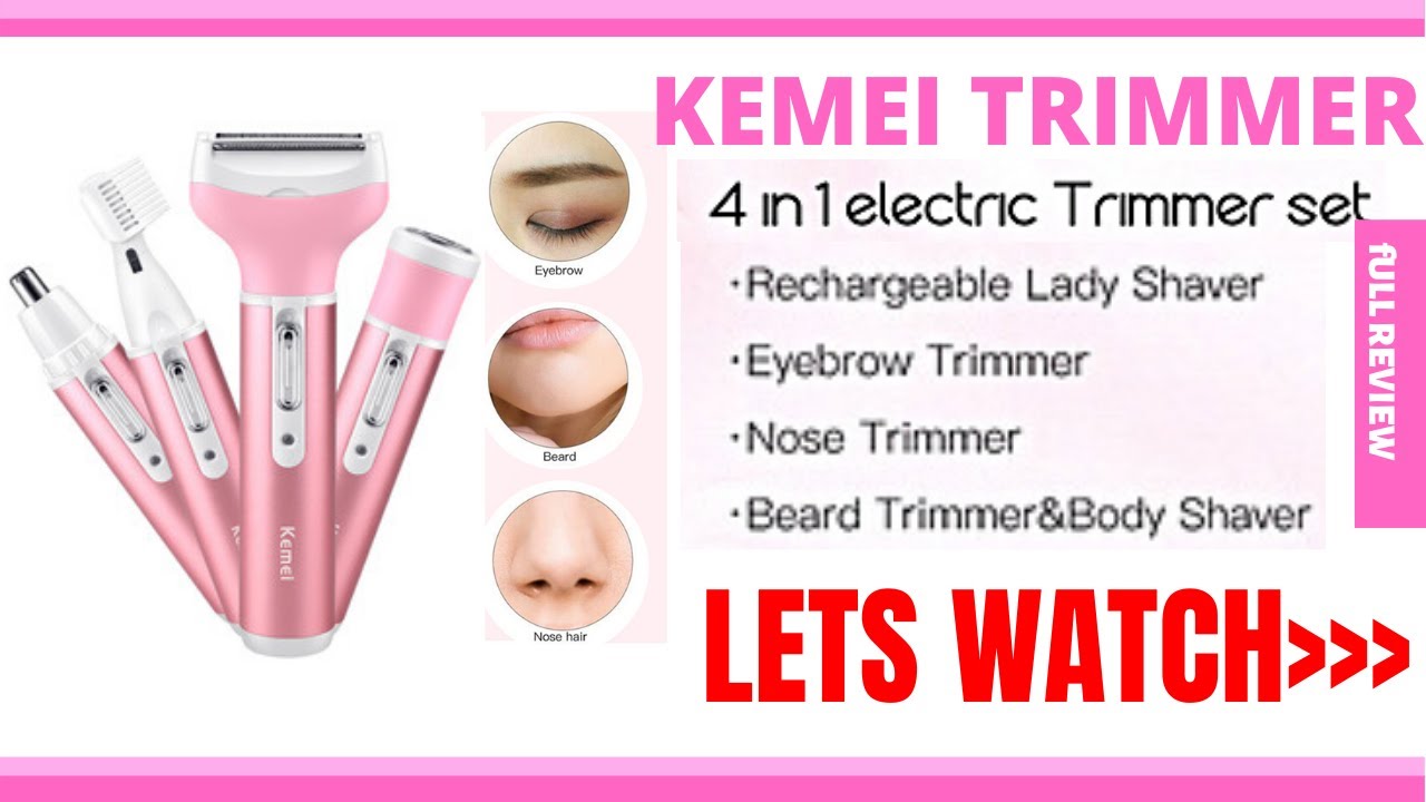 kemei lady shaver review