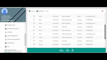 How Notification can be tracked for a given class in NewgenEducationApp?