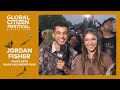 Jordan Fisher chats with Rauw Alejandro fans | Global Citizen Festival NYC 2024