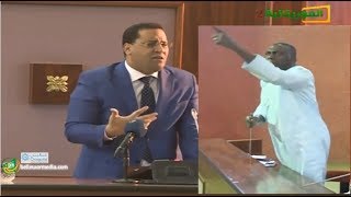 النائب بيرام يوجه اساءات لفظة جارحة لوزير الاقتصاد ورئيس البرلمان يرفع الجلسة - قناة الموريتانية