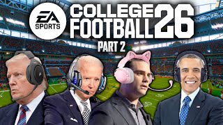 US Presidents Play College Football 26 (Part 2)