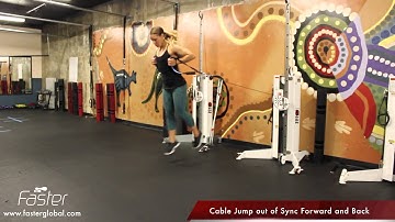 Base Exercise Cable Jump Out of Sync Forward and Back
