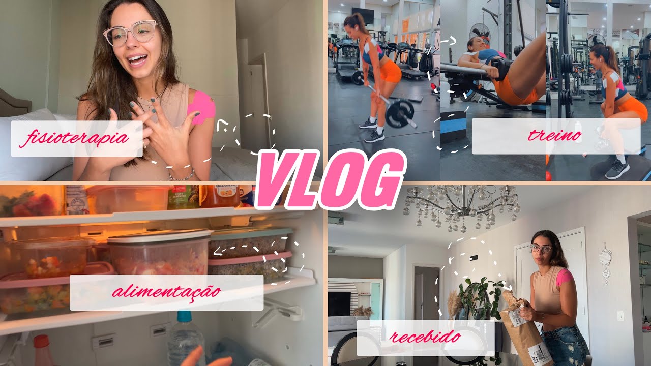 VLOGÃO de ROTINA: machuquei meu ombro, treino, alimentação e mais…