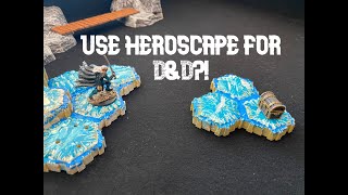 Using Heroscape Tiles for a Winter D&D Encounter