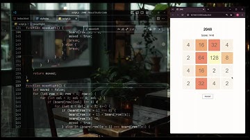 ASMR Programming - Coding 2048 - No Talking - JavaScript, HTML, CSS