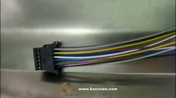 Cable double-head crimping and single-end housing connector insertion machine - Suzhou Crown