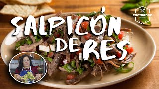 Como hacer salpicón de res