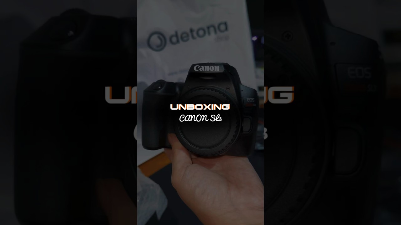 Canon EOS Rebel SL3 | UNBOXING