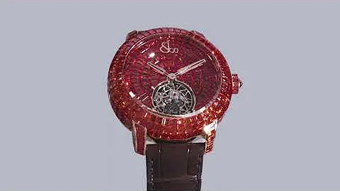 The Jacob & Co. Caviar Tourbillon Orange Sapphires