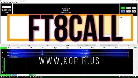 NEW FT8Call Download and Install Win10 Icom 7610 Icom 7300