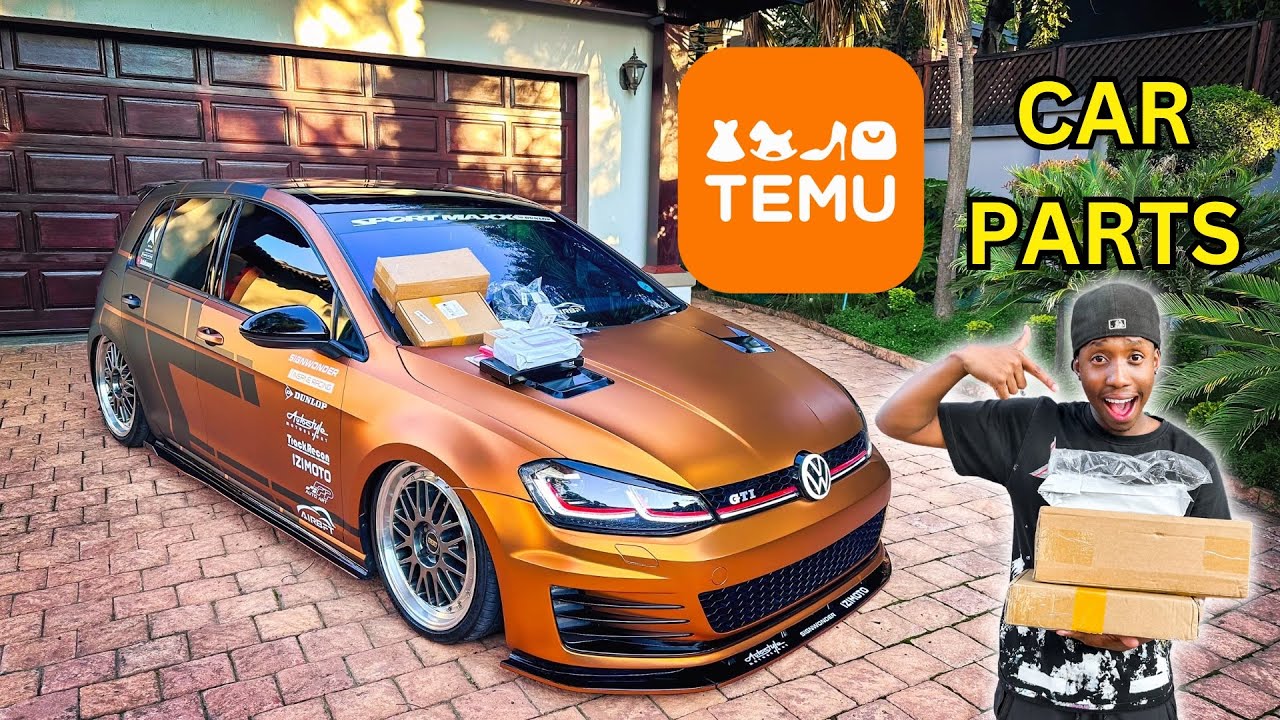 I GOT INTERIOR CAR PARTS FOR MY GTI FROM TEMU!! - YouTube