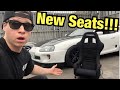 Finally Putting Racing Seats In The Supra!!!