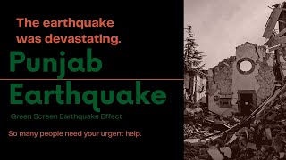 Earthquake In Ludhiana Earthquake Effect Green Screen
