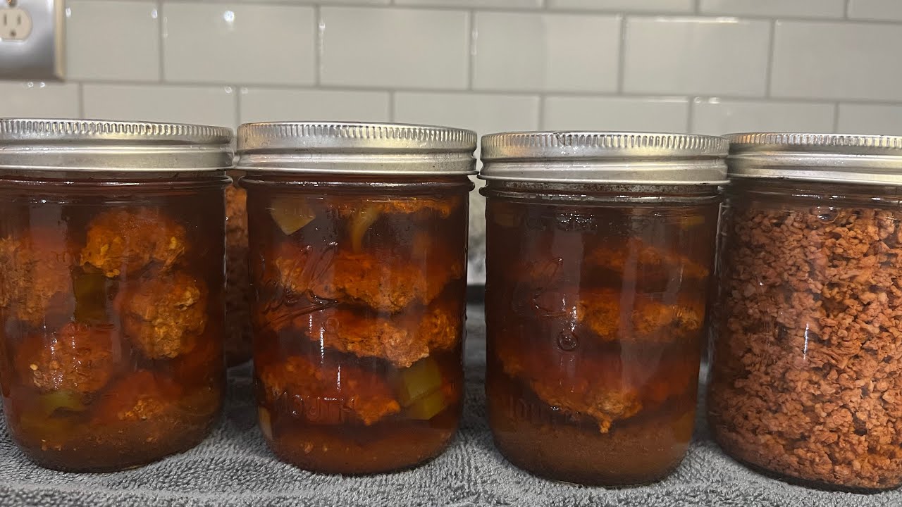 Canning Salisbury Steaks, Steak Meatballs In A Jar & More!