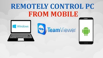 Remote Access PC From Android Mobile Using Teamviewer [ Step By Step ]